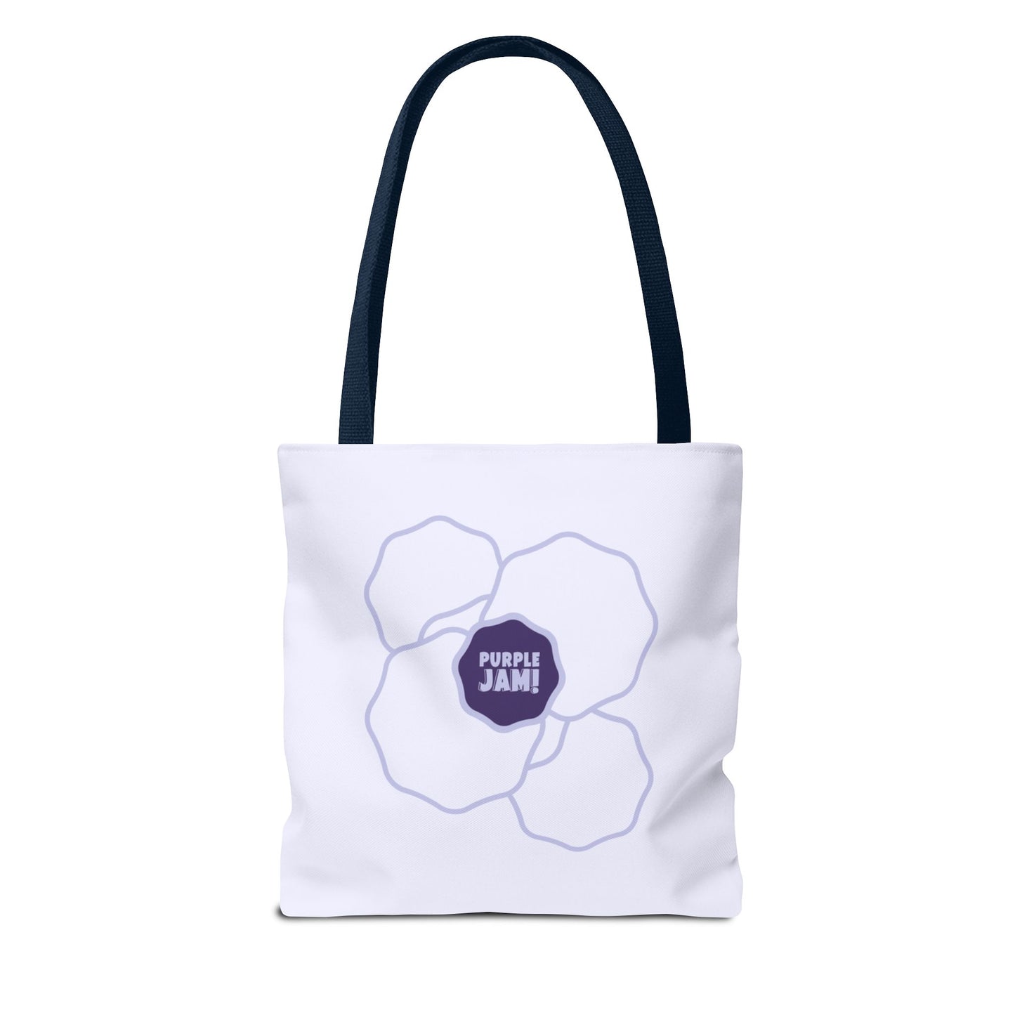 Purple Jam Floral Tote Bag, Stylish Reusable Grocery Bag, Eco-Friendly Everyday Tote, Gift for Garden Lovers, Shopping & Beach