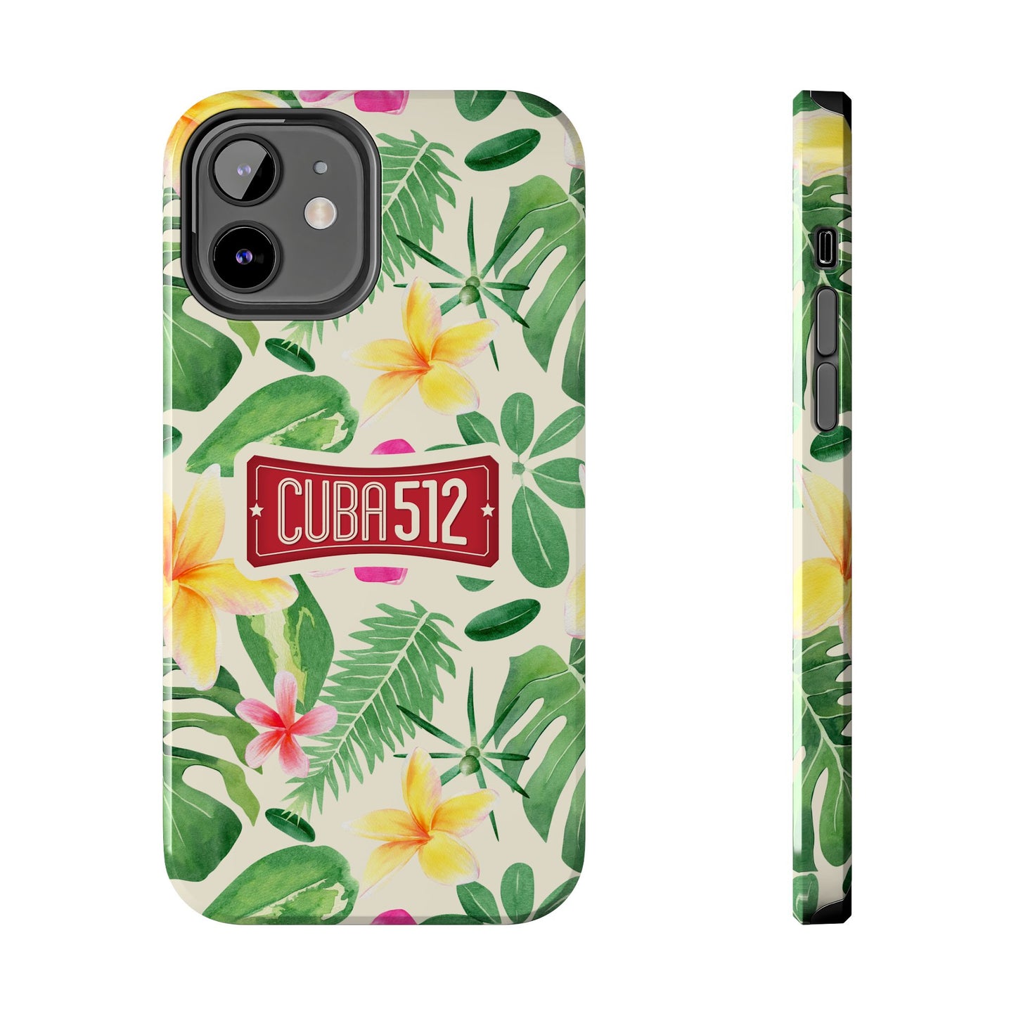 Tough Phone Case — Tropical Floral Cuba512 Protective Cover