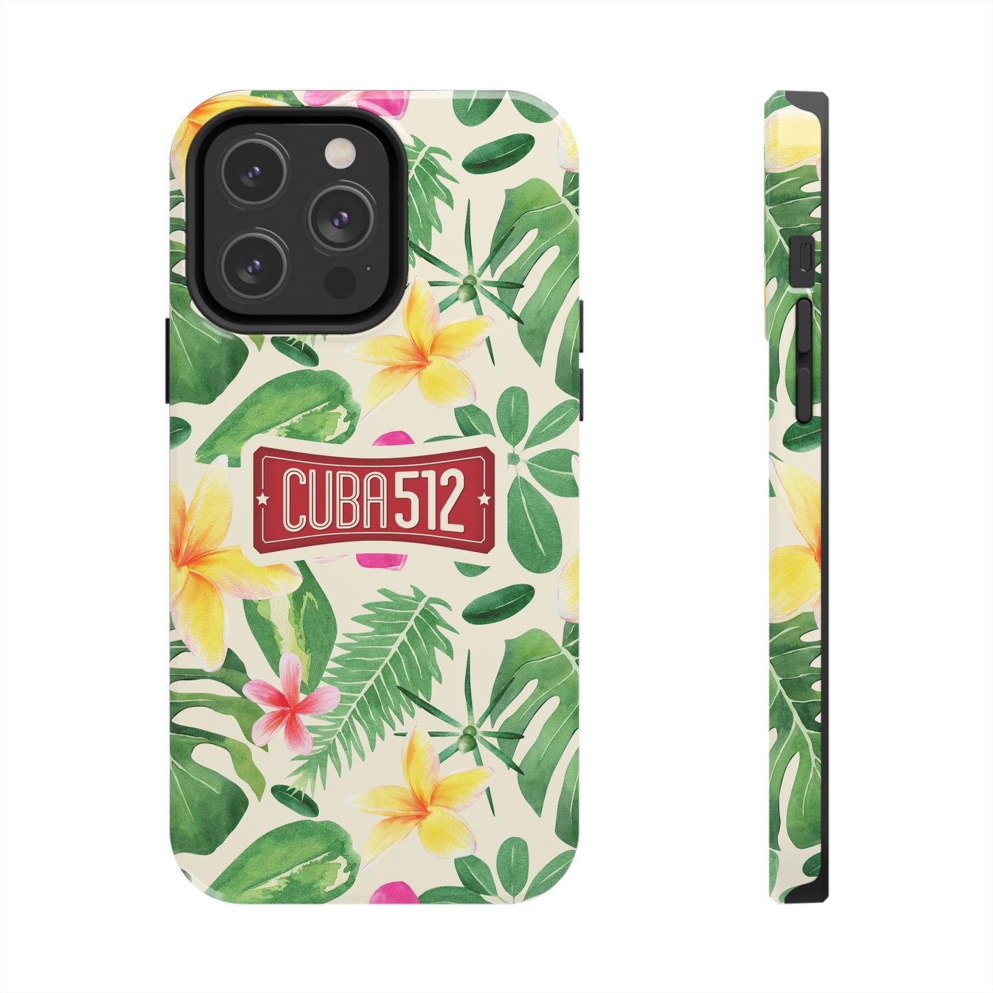 Tough Phone Case — Tropical Floral Cuba512 Protective Cover