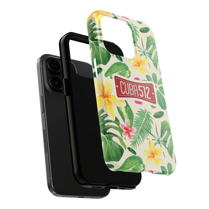 Tough Phone Case — Tropical Floral Cuba512 Protective Cover