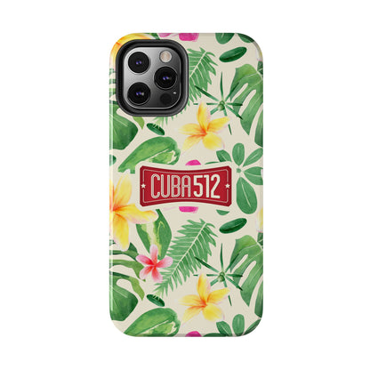 Tough Phone Case — Tropical Floral Cuba512 Protective Cover
