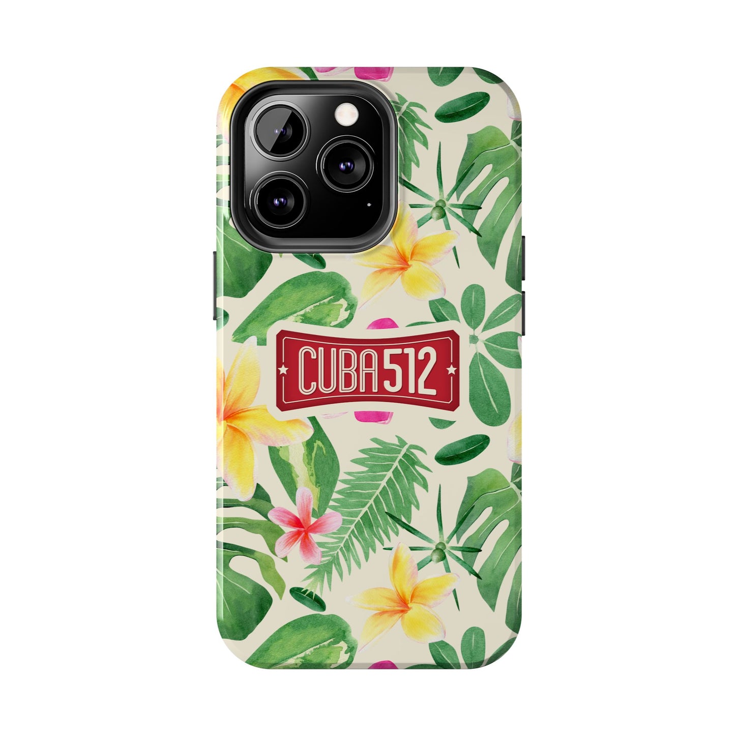 Tough Phone Case — Tropical Floral Cuba512 Protective Cover