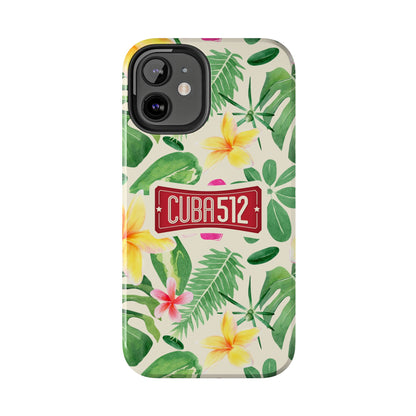 Tough Phone Case — Tropical Floral Cuba512 Protective Cover