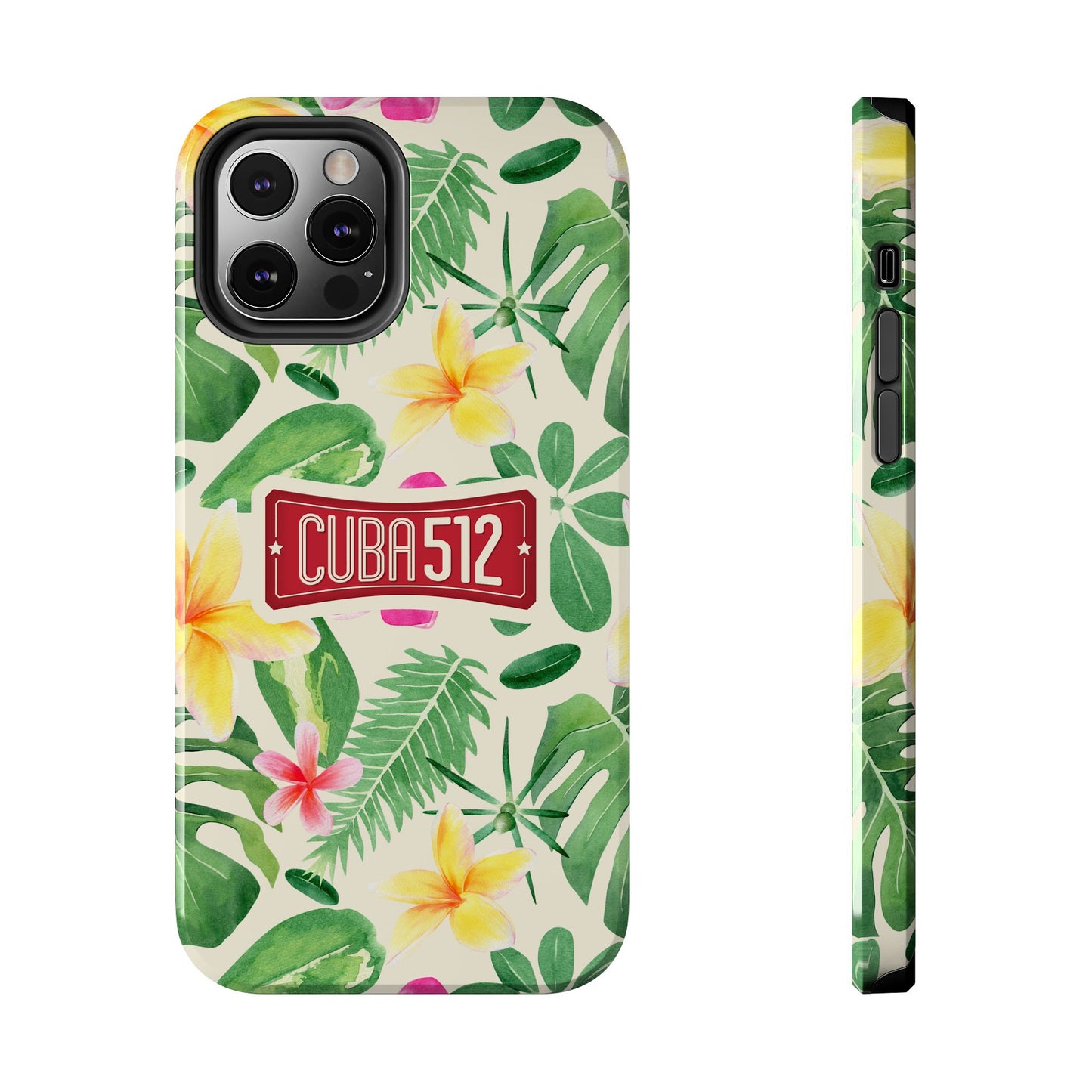Tough Phone Case — Tropical Floral Cuba512 Protective Cover