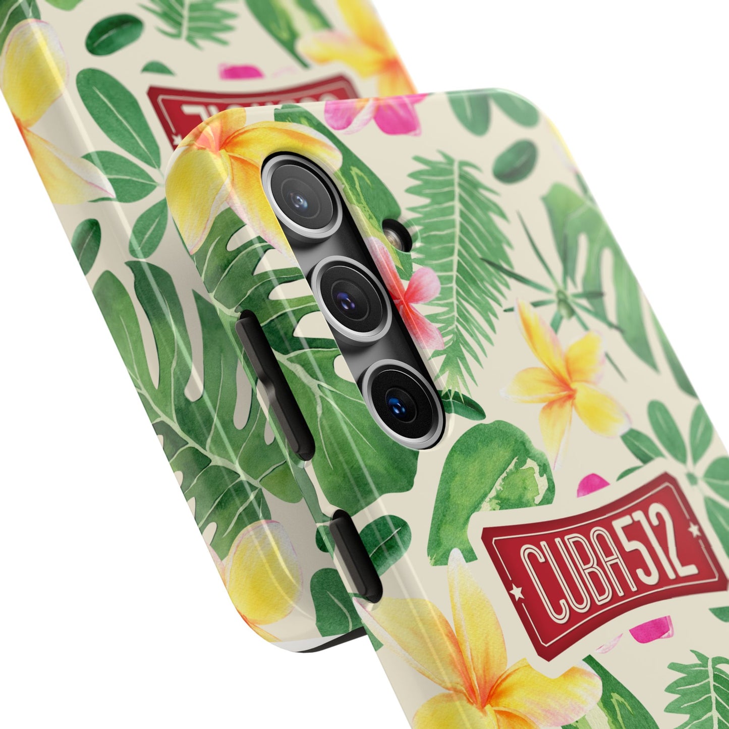 Tough Phone Case — Tropical Floral Cuba512 Protective Cover