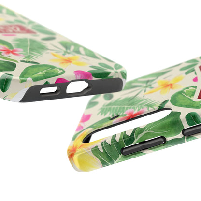 Tough Phone Case — Tropical Floral Cuba512 Protective Cover