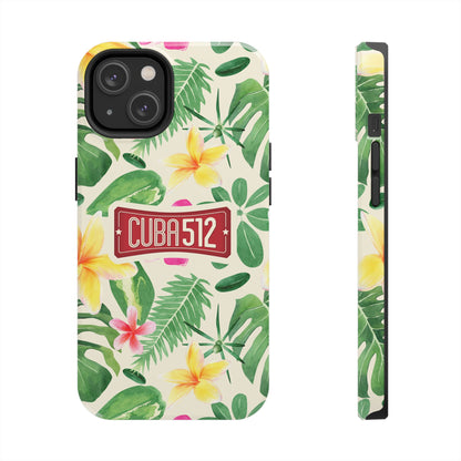 Tough Phone Case — Tropical Floral Cuba512 Protective Cover