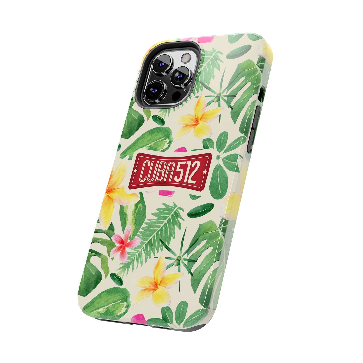 Tough Phone Case — Tropical Floral Cuba512 Protective Cover