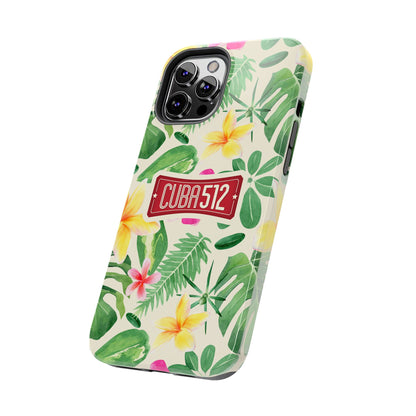 Tough Phone Case — Tropical Floral Cuba512 Protective Cover