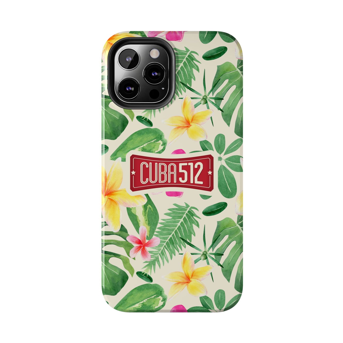 Tough Phone Case — Tropical Floral Cuba512 Protective Cover