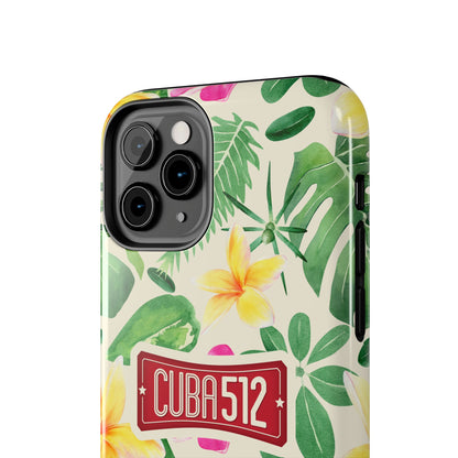 Tough Phone Case — Tropical Floral Cuba512 Protective Cover