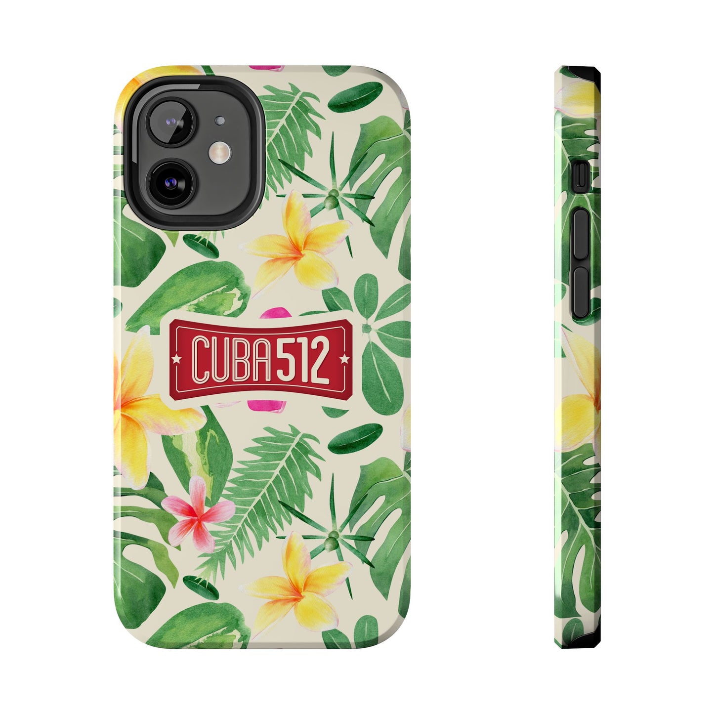 Tough Phone Case — Tropical Floral Cuba512 Protective Cover