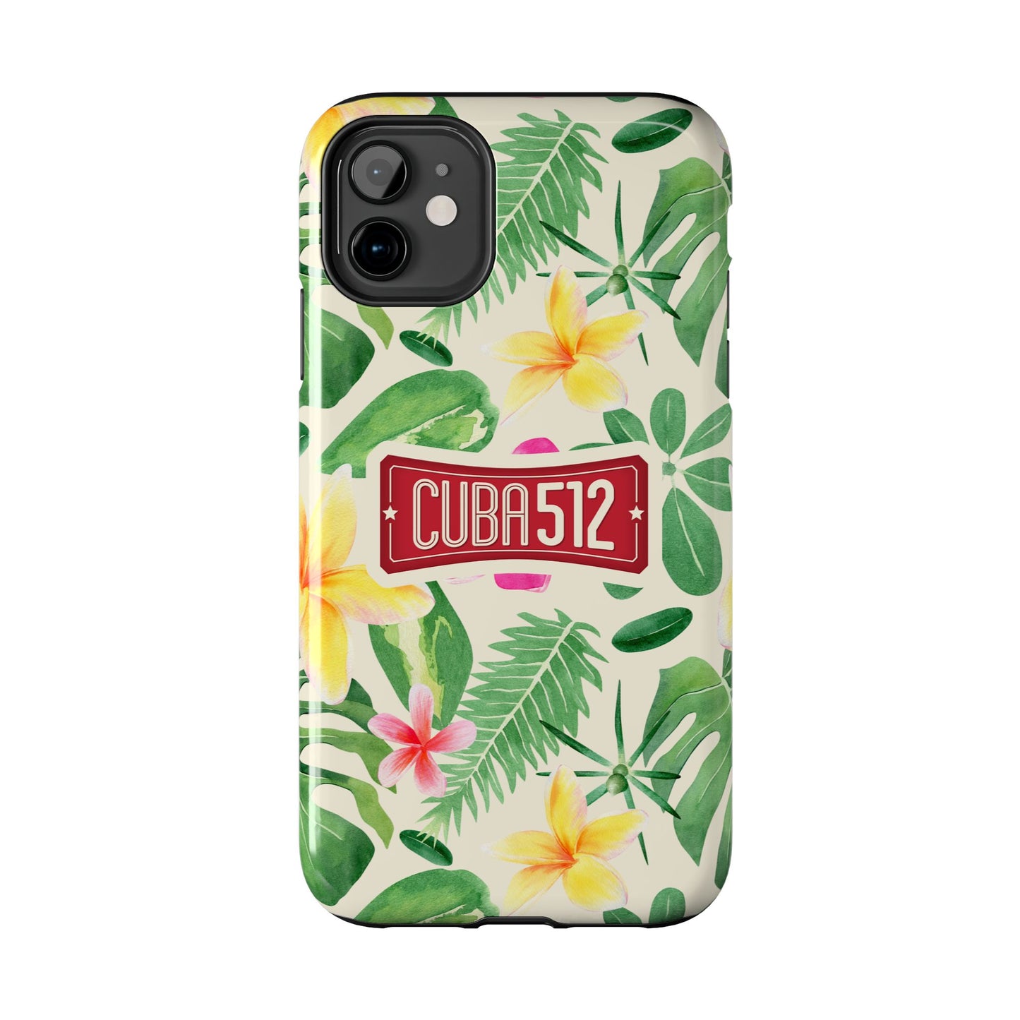 Tough Phone Case — Tropical Floral Cuba512 Protective Cover