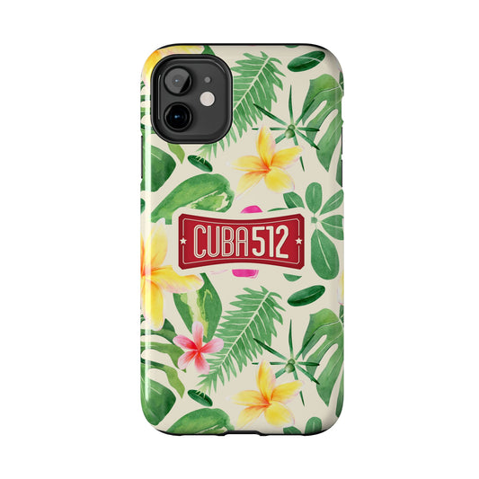 Tough Phone Case — Tropical Floral Cuba512 Protective Cover