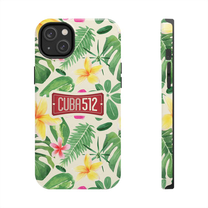 Tough Phone Case — Tropical Floral Cuba512 Protective Cover