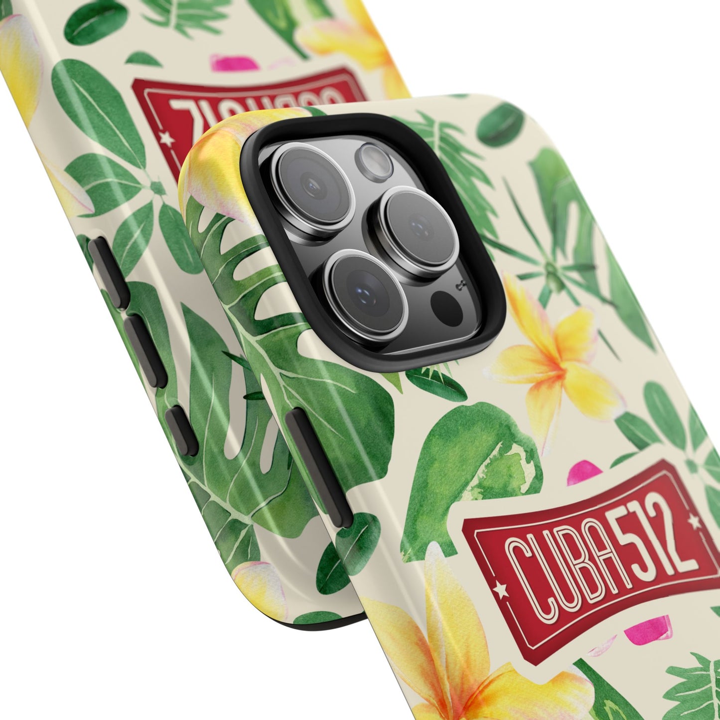 Tough Phone Case — Tropical Floral Cuba512 Protective Cover