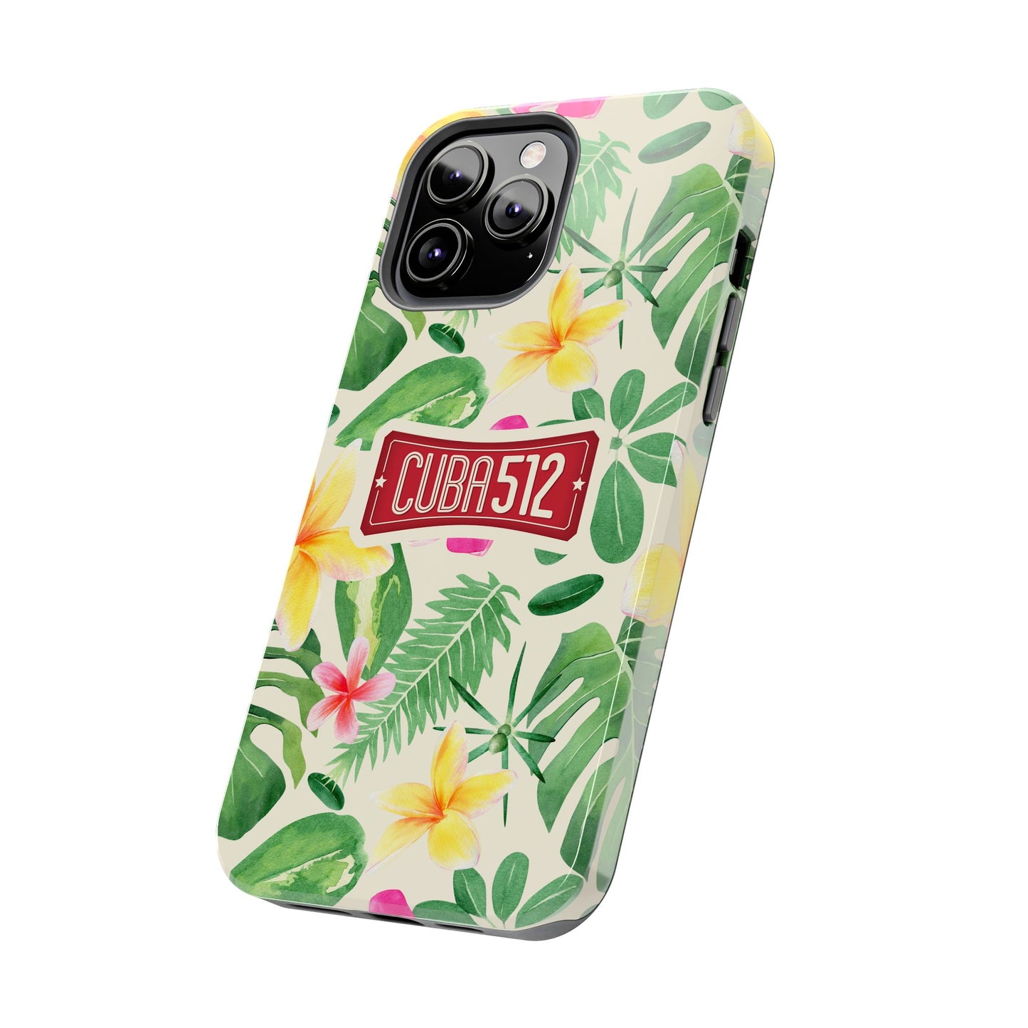 Tough Phone Case — Tropical Floral Cuba512 Protective Cover