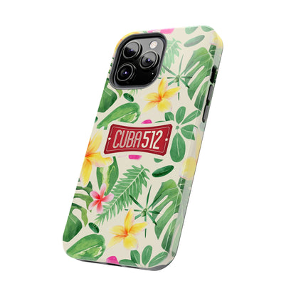 Tough Phone Case — Tropical Floral Cuba512 Protective Cover