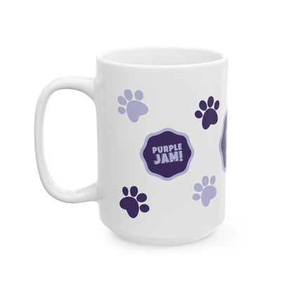 Boho Chic Ceramic Mug, Perfect Gift for Coffee Lovers, Cute Kitchen Decor, Animal Print Coffee Cup, Modern Home Accent