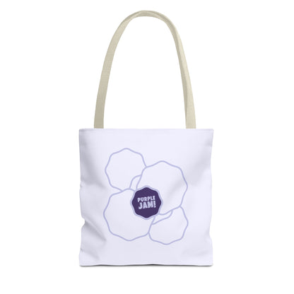 Purple Jam Floral Tote Bag, Stylish Reusable Grocery Bag, Eco-Friendly Everyday Tote, Gift for Garden Lovers, Shopping & Beach