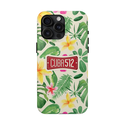 Tough Phone Case — Tropical Floral Cuba512 Protective Cover