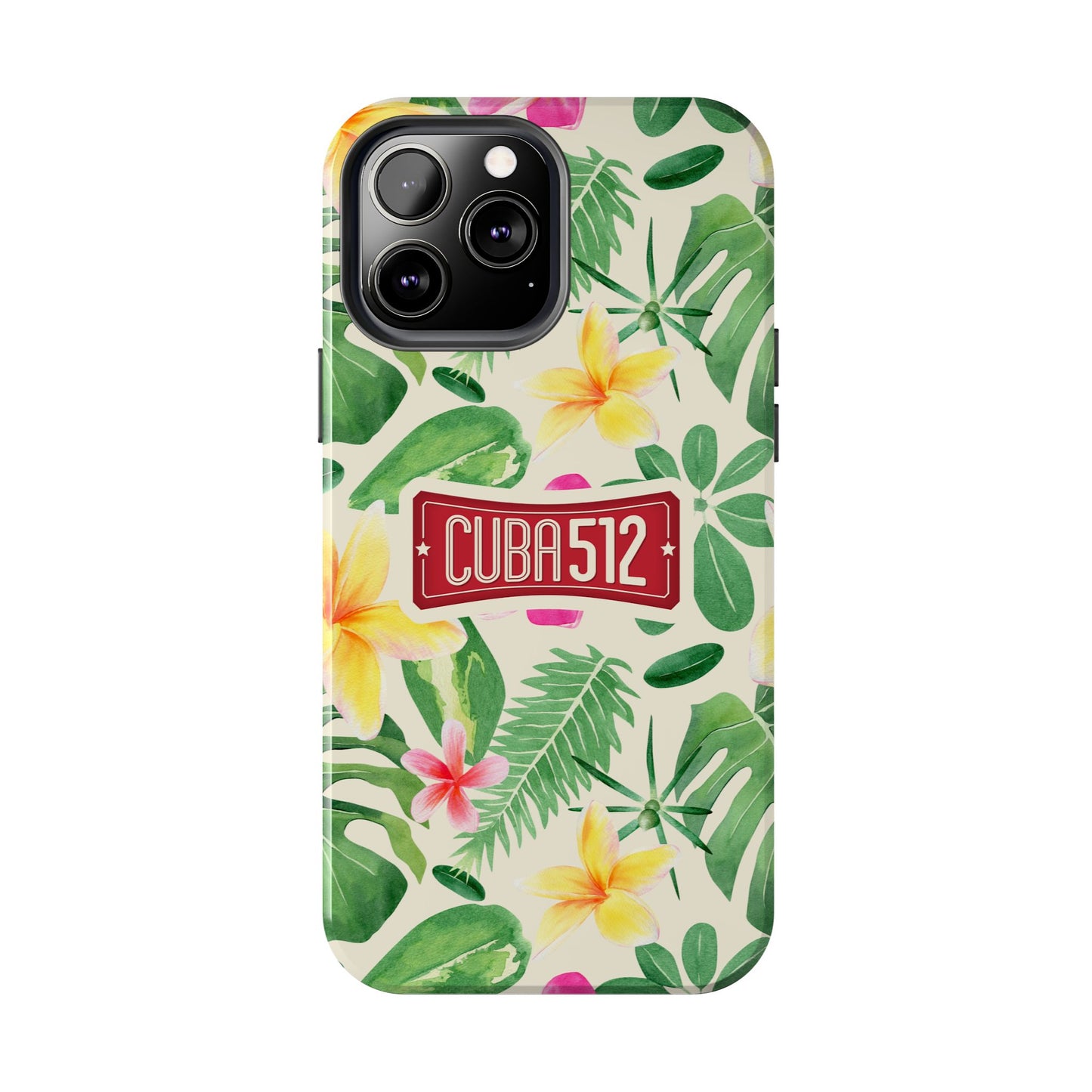 Tough Phone Case — Tropical Floral Cuba512 Protective Cover