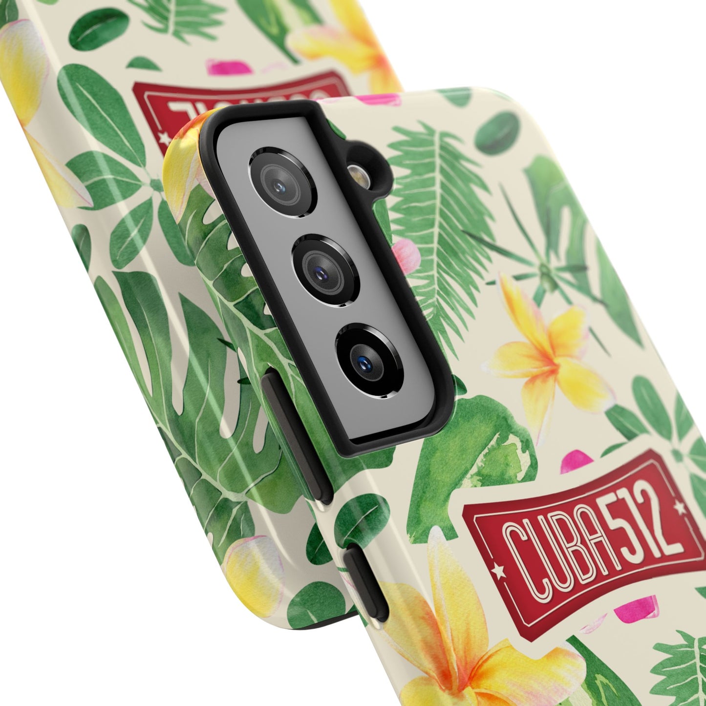 Tough Phone Case — Tropical Floral Cuba512 Protective Cover