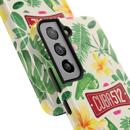 Tough Phone Case — Tropical Floral Cuba512 Protective Cover