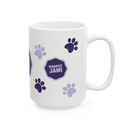 Boho Chic Ceramic Mug, Perfect Gift for Coffee Lovers, Cute Kitchen Decor, Animal Print Coffee Cup, Modern Home Accent