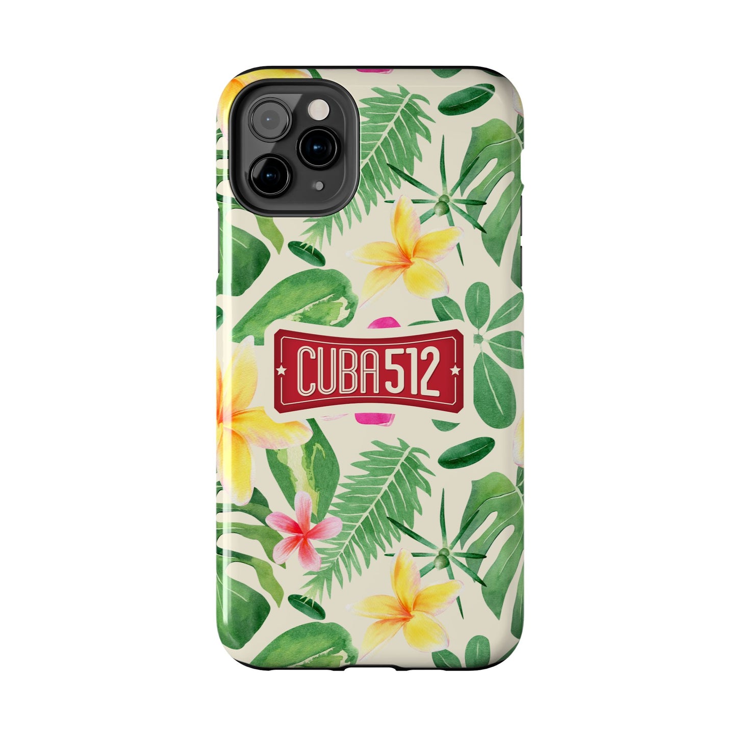 Tough Phone Case — Tropical Floral Cuba512 Protective Cover