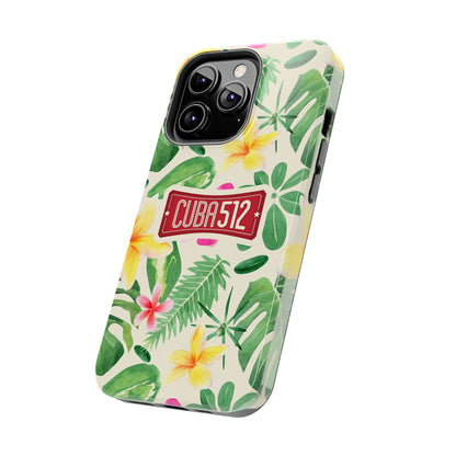 Tough Phone Case — Tropical Floral Cuba512 Protective Cover
