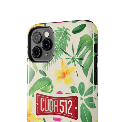 Tough Phone Case — Tropical Floral Cuba512 Protective Cover