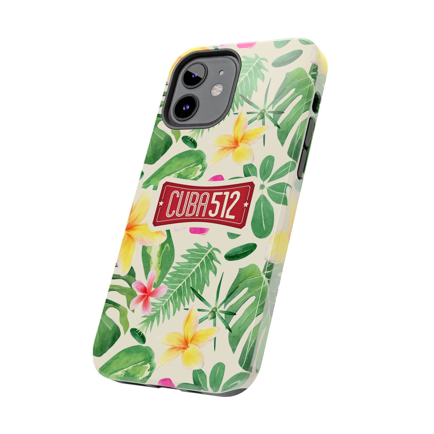 Tough Phone Case — Tropical Floral Cuba512 Protective Cover