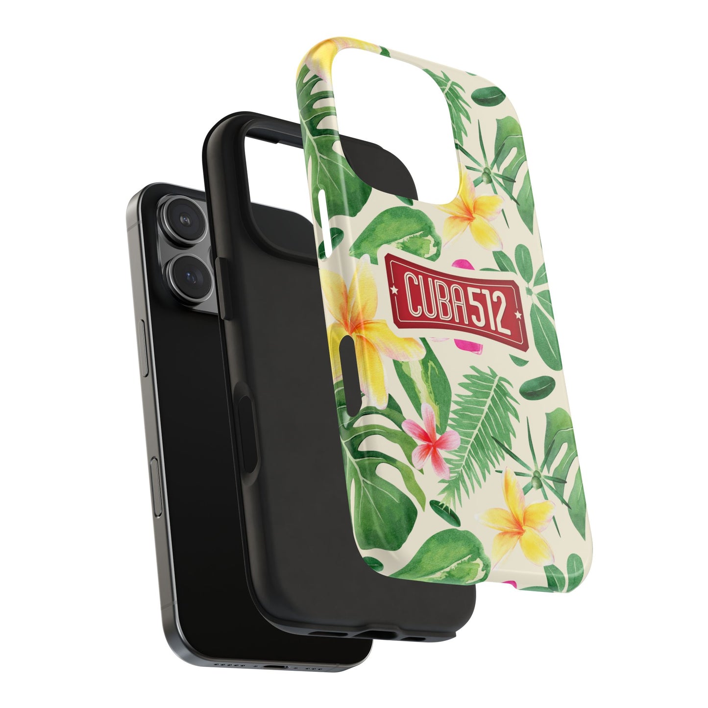 Tough Phone Case — Tropical Floral Cuba512 Protective Cover
