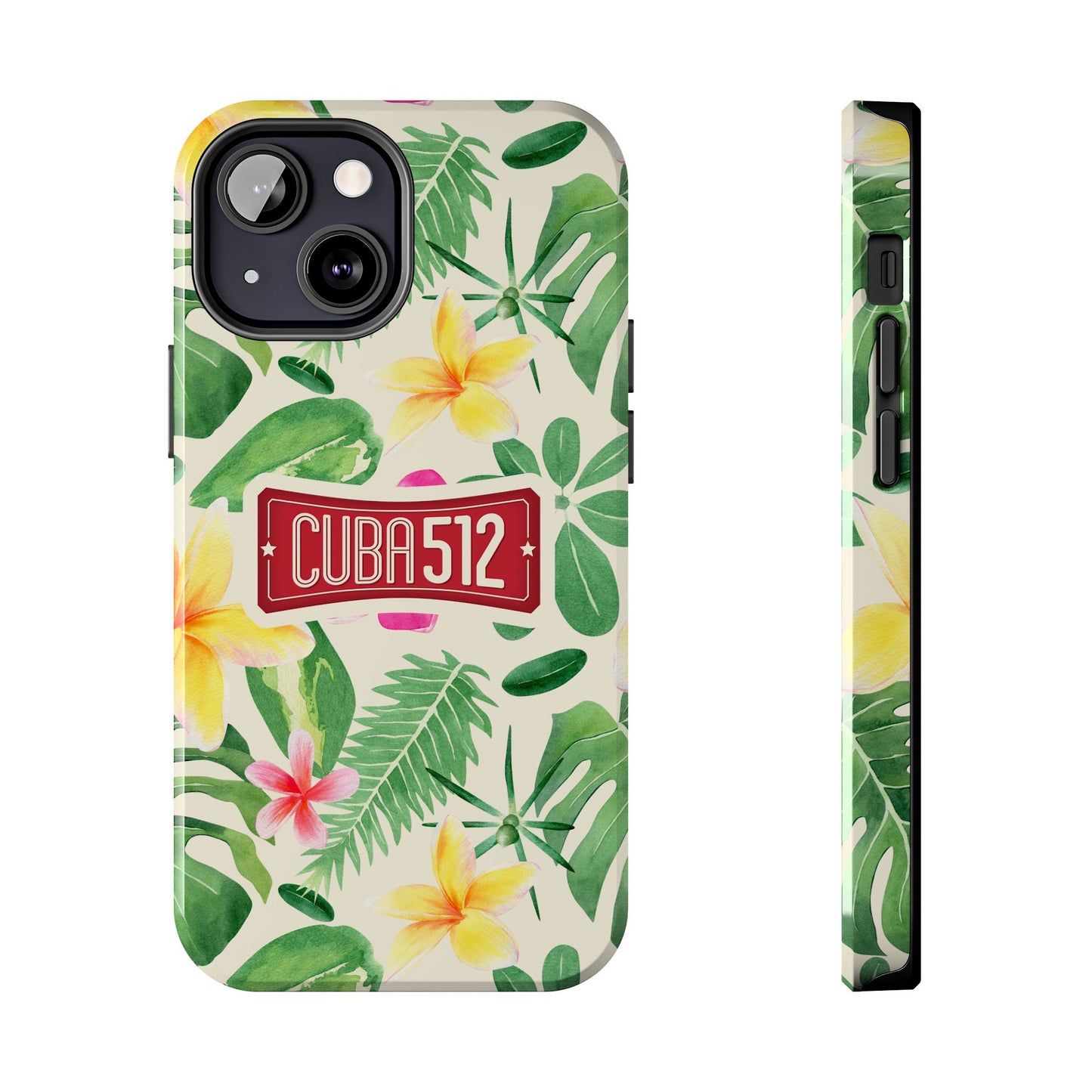 Tough Phone Case — Tropical Floral Cuba512 Protective Cover