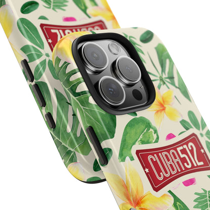 Tough Phone Case — Tropical Floral Cuba512 Protective Cover