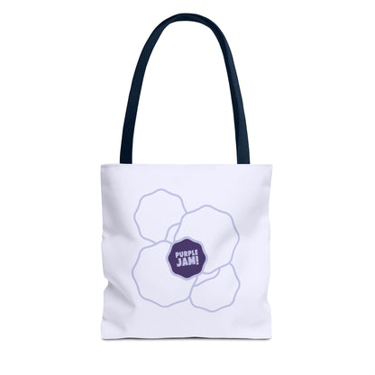 Purple Jam Floral Tote Bag, Stylish Reusable Grocery Bag, Eco-Friendly Everyday Tote, Gift for Garden Lovers, Shopping & Beach