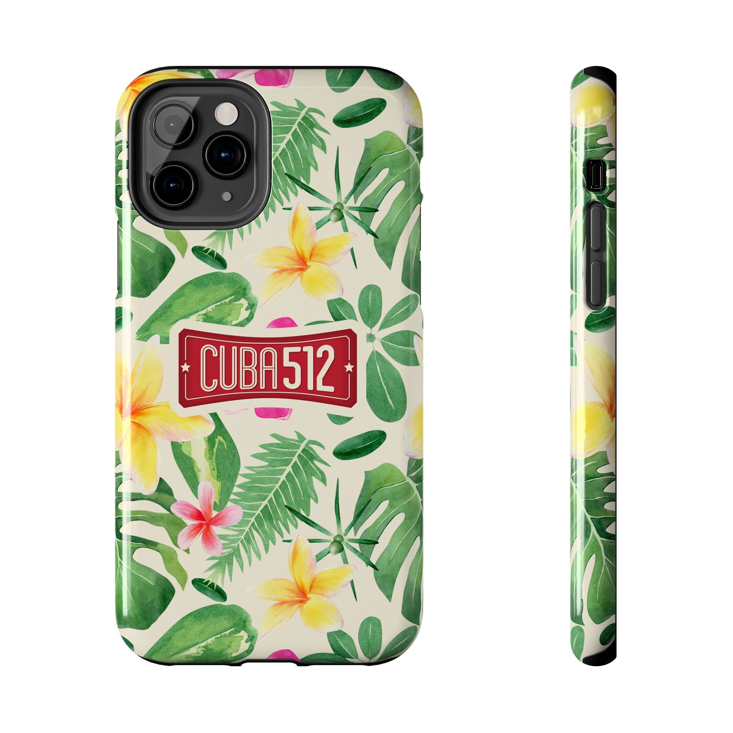 Tough Phone Case — Tropical Floral Cuba512 Protective Cover