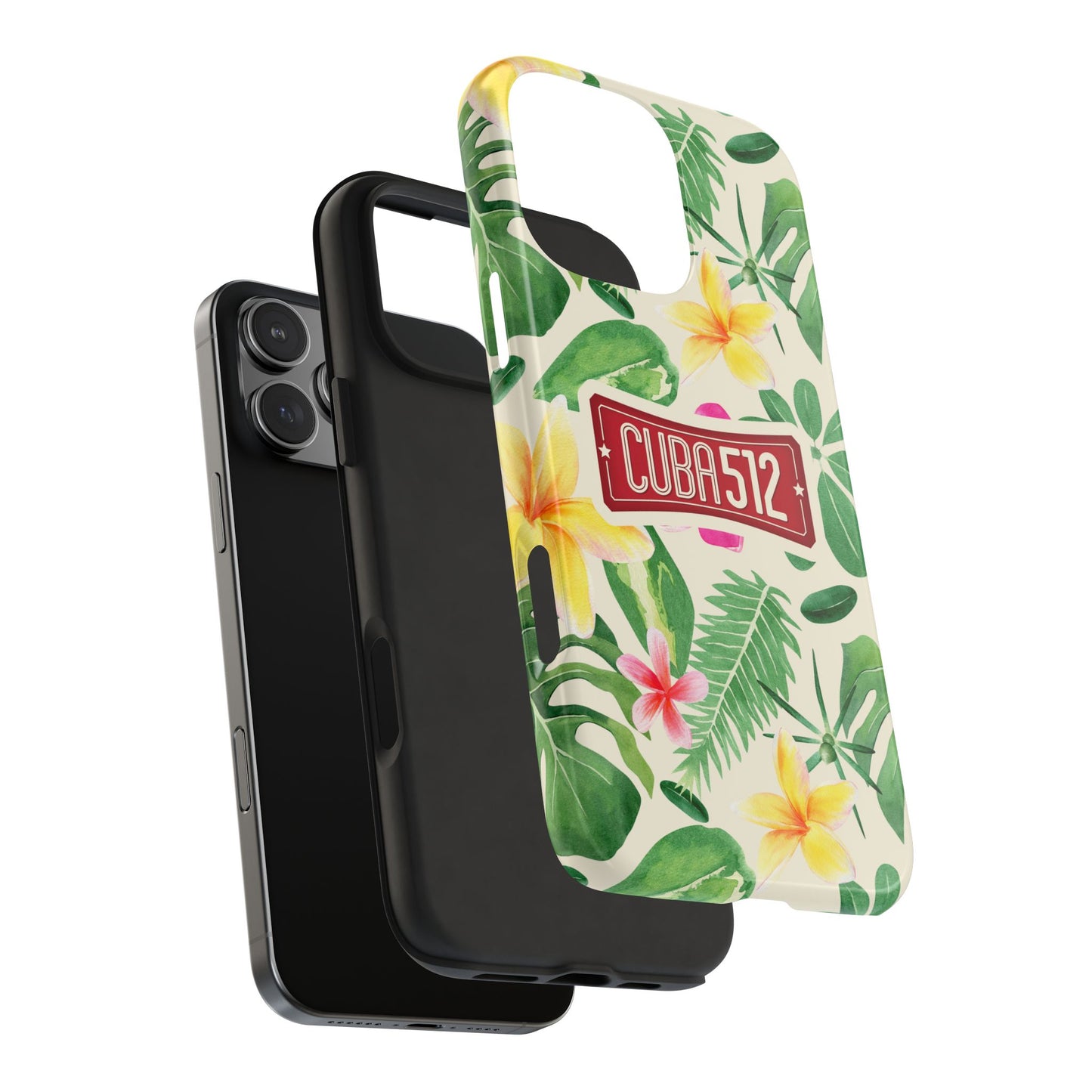 Tough Phone Case — Tropical Floral Cuba512 Protective Cover