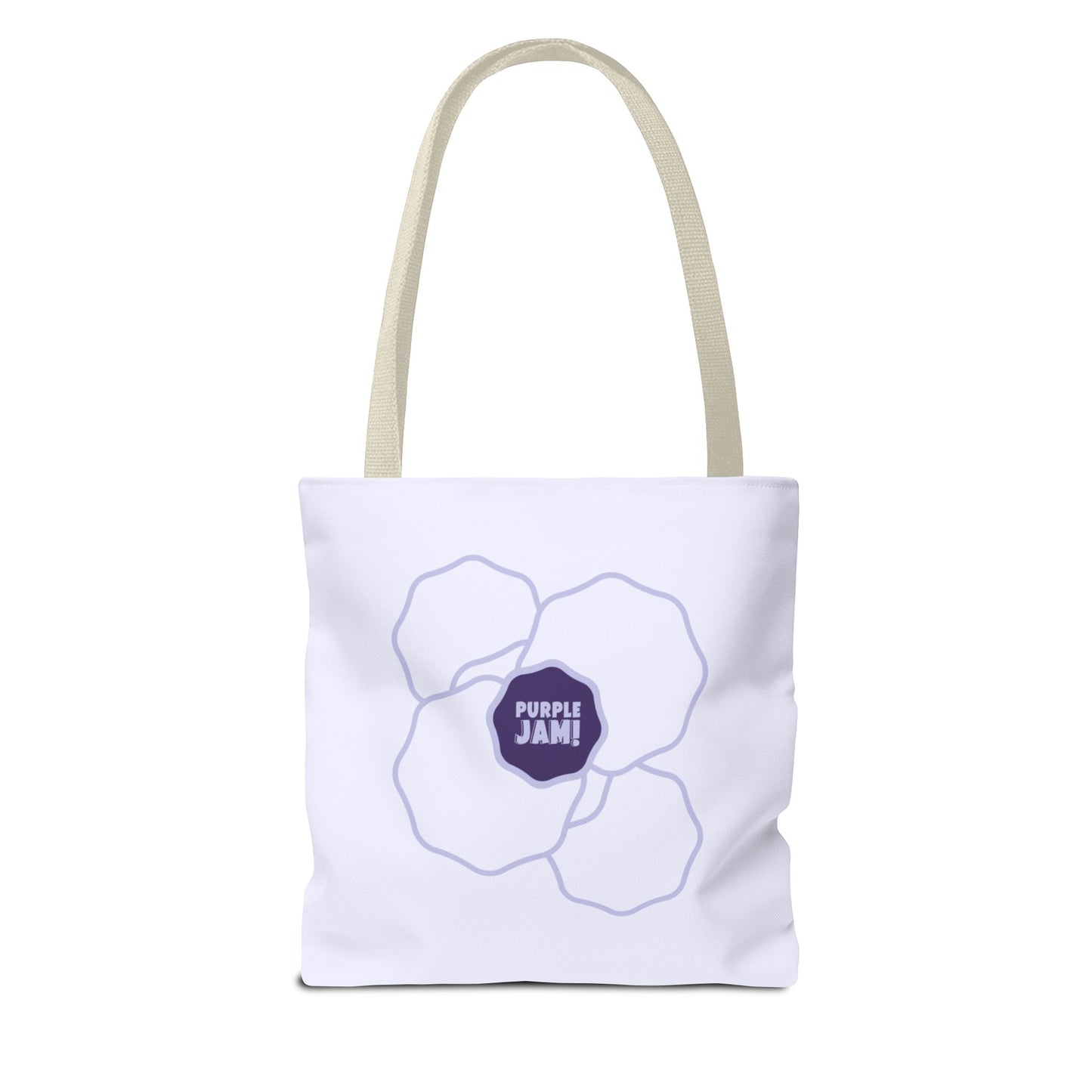 Purple Jam Floral Tote Bag, Stylish Reusable Grocery Bag, Eco-Friendly Everyday Tote, Gift for Garden Lovers, Shopping & Beach