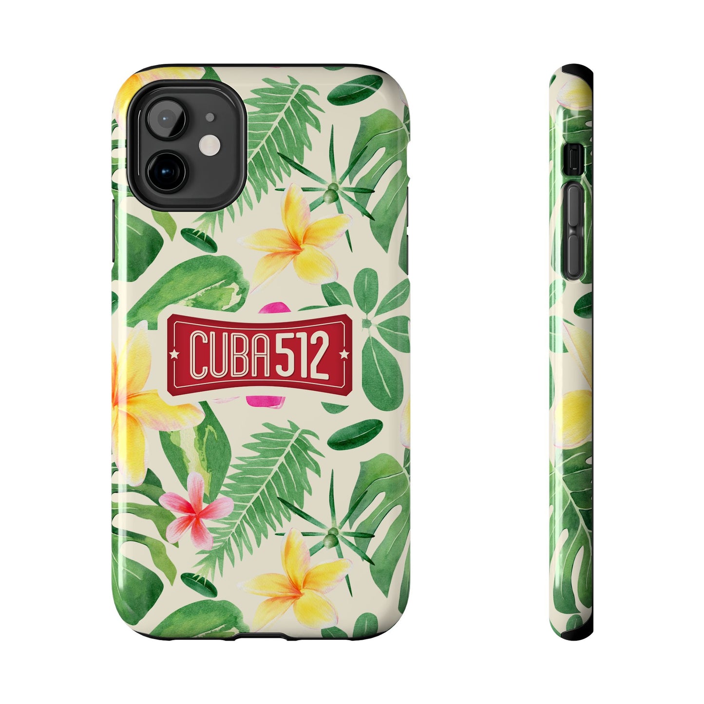 Tough Phone Case — Tropical Floral Cuba512 Protective Cover