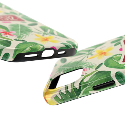 Tough Phone Case — Tropical Floral Cuba512 Protective Cover
