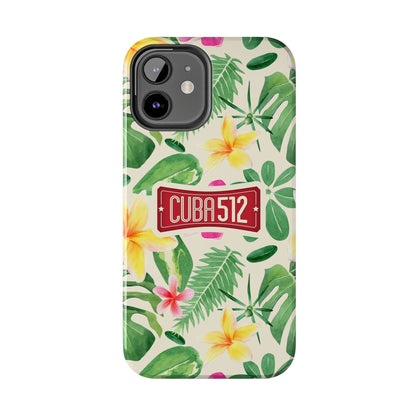 Tough Phone Case — Tropical Floral Cuba512 Protective Cover