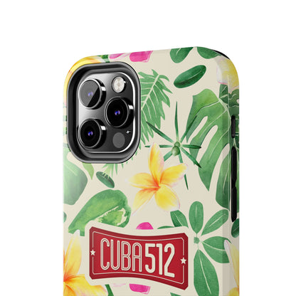 Tough Phone Case — Tropical Floral Cuba512 Protective Cover