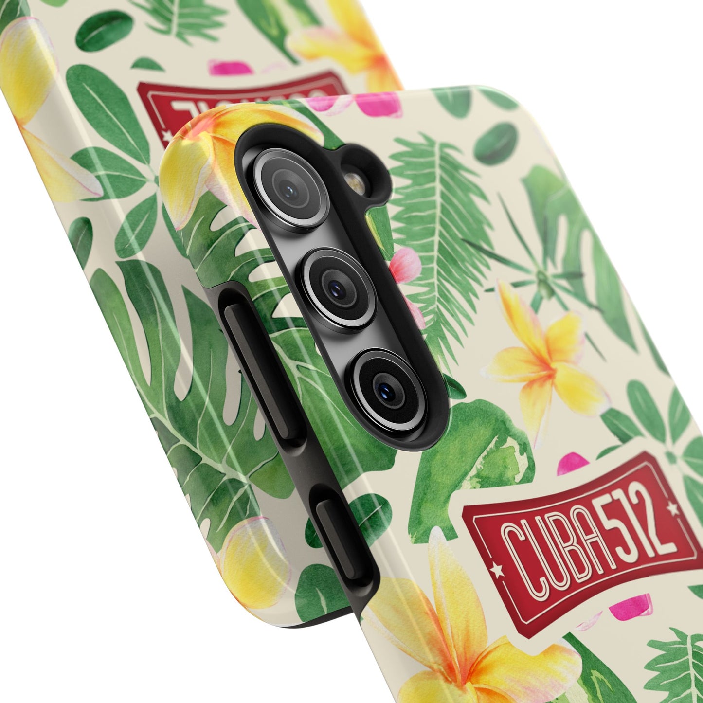 Tough Phone Case — Tropical Floral Cuba512 Protective Cover