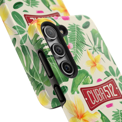 Tough Phone Case — Tropical Floral Cuba512 Protective Cover