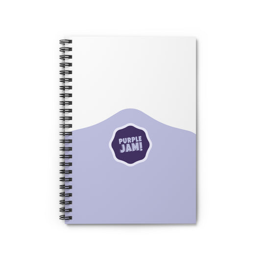 Purple Jam Spiral Notebook - Perfect for Journaling, School, or Gift, Inspirational Gift, Pink and Purple Stationery, Back to School