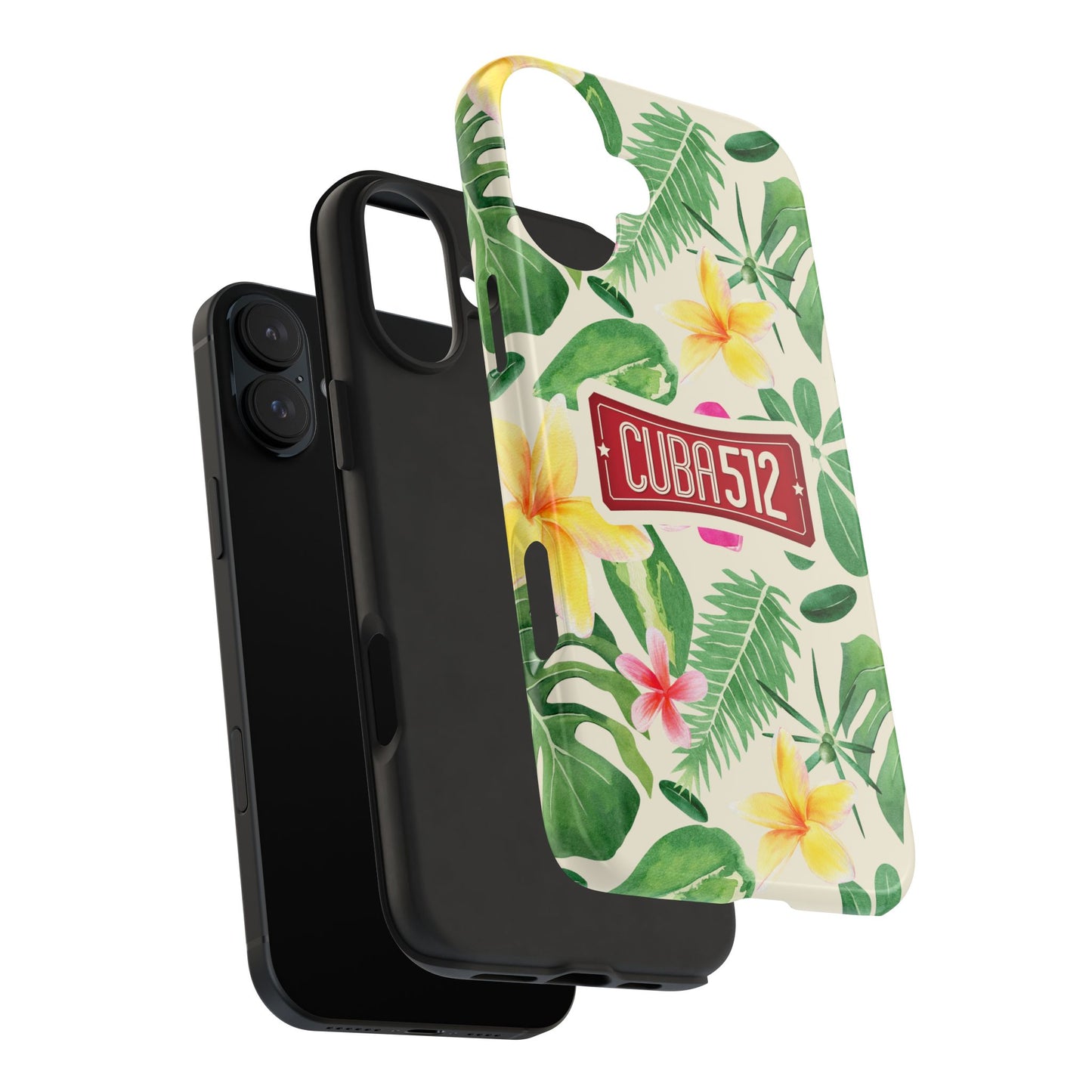 Tough Phone Case — Tropical Floral Cuba512 Protective Cover