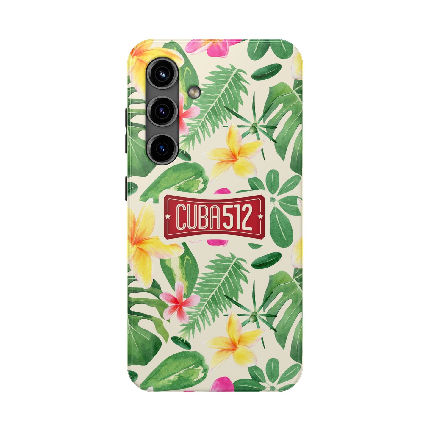 Tough Phone Case — Tropical Floral Cuba512 Protective Cover