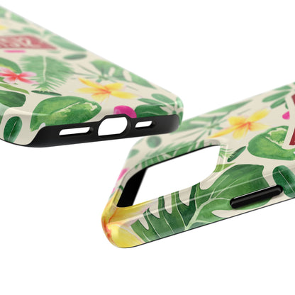 Tough Phone Case — Tropical Floral Cuba512 Protective Cover